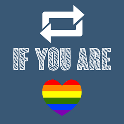 lgbt-bi:  Yes, I am, If you are lesbian, gay, bisexual, reblog