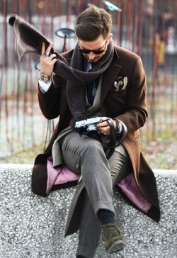 fashionwear4men:  downeastandout: Pitti, by TT http://thesnobreport.tumblr.com/post/72701550714