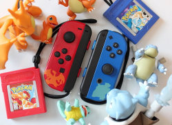 retrogamingblog: Pokemon Switch Joy-cons made by ComicControllers