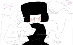 graces-stuff:  What if Garnet is rlly shy about romance and conveniently