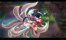 thecyberwolf:  League of Legends  by Arlequinne  Looks really