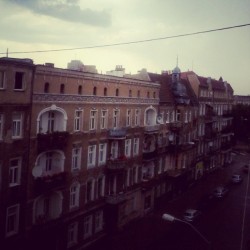 Rainy morning in #szczecin Finally, we’ve been dying because