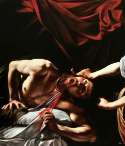 hadrian6:  Detail : Judith Beheading Holofernes.  circa 1598-99.Michelangelo