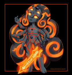 treesareredinautumn:  Obsidian Chibi I love this fusion! They’re