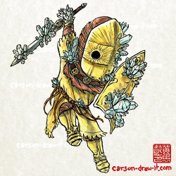 carson-drew-it:  DARK SOULS DOODLESCrystal Knight—Make sure