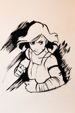 charlestan:  Super quick Korra sketch for #inktober 