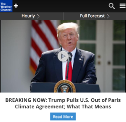 mediamattersforamerica: The Weather Channel reacts to Trump pulling