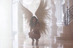 victoriasecre-t:  @VictoriasSecret: Wings, heels, stunning mansion’s