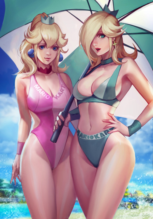 phamoz:  Rosalina and Peach RQ version