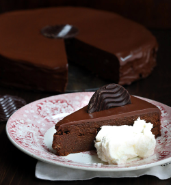 delicious-food-porn:Gluten-Free Sacher Torteno regrets here