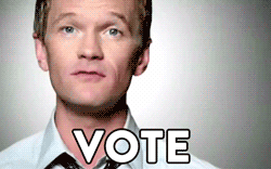 hotmonsterxxx:  comedycentral:  Don’t forget to vote today.