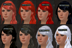 tiggypls:  New hair/eye colors. Basically you can have an Ariel
