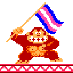 meatwoodflac: donkey kong said trans rights