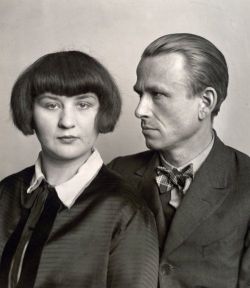 adreciclarte:  Otto Dix and His Wife, Martha, 1925 by August