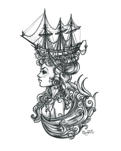 eatsleepdraw:  Set Sail by Rinna Website Follow on Tumblr ~