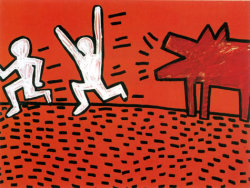 keithharingdaily:  Untitled, 1982Keith Haring