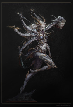 morbidfantasy21:Mahakali – fantasy character concept by Vladyslava