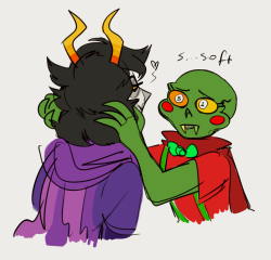 divorceinaugust:  gamzee/caliborn pictures for a commission :3c