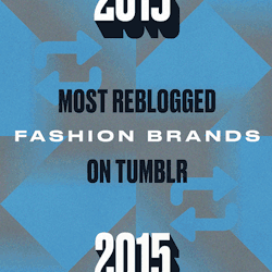 yearinreview:  Most Reblogged Fashion BrandsA little bit sporty.