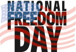 Today is National Freedom Day in USA.February 1, 1865 – President