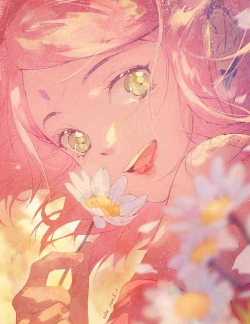 animepopheart:  ★ 【aoko酱】 「 花 」 ☆ ⊳ sakura