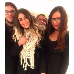 Goth Thots Holiday Family Photo 🎄 I love you three ❤️