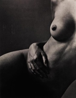 artchiculture:  Malcom Pasley, Nude with Hand,1992