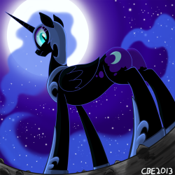 Nightmare Moon by CrimsonBugEye 