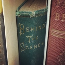 smithsonianlibraries:  Never know what you’ll find “Behind