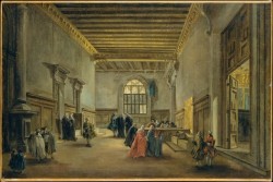 met-european-paintings: The Antechamber of the Sala del Maggior