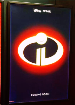 waltyensidworld:  Teaser poster for The Incredibles II seen on