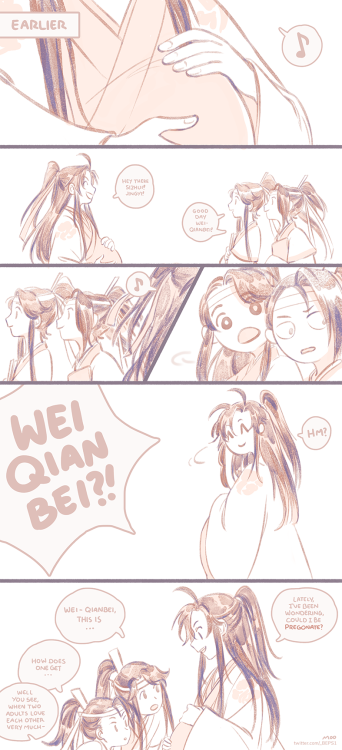 moobiess:  I had to draw a whole comic based off idea of Wei