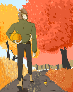 pepperree:  Fall background practice~! 
