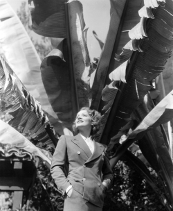 divadietrich:  Marlene Dietrich in her Beverly Hills Garden.