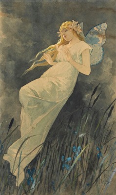 leprincelointain:  Alphonse Mucha (1860-1939) - 1920’s. 