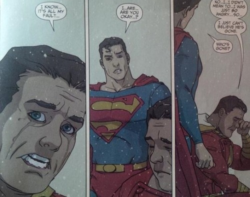 hsrw101:  ghostalebrije:  fipindustries:  incognitomoustache:  catbountry:  nerdgerhl:  wondygirl:  thefingerfuckingfemalefury:  mcstack:  kumeko:  Oh Billy, you look so small right there…  Superman’s sheer anger over Billy Batson’s situation is