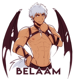I introduce you guys to Belaam!He is a demon from the comic I’ll