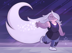 parachutingflea:    A little Amethyst picture for my workmate