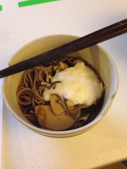 Best way to start off the new year!! Nice soba with family and