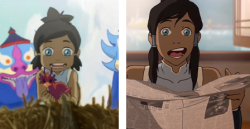 I was felling her smile was very familiar when I saw that scene,