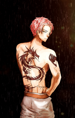 eruzayne:  The Boy with the Dragon Tattoo- Natsu Dragneel