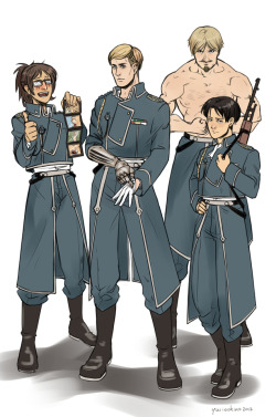 thebritishteapot:  Like every tv show I’m obsessed with, SNK