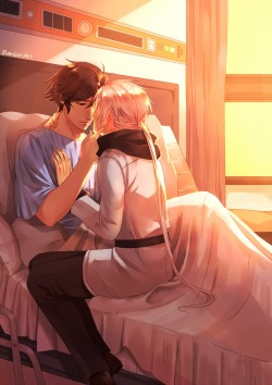 bambz-art:  Mystic Messenger - Save Me Inspired by the hospital