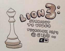 From Show creator Rebecca Sugar:  Lion 3: Straight to Video