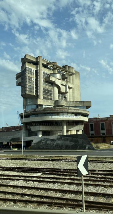 evilbuildingsblog:  Naples Italy near the Port