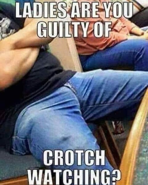#ladies #crotchwatching #guiltypleasures  https://www.instagram.com/p/CC5tKktFZig/?igshid=qt6zsmtq5coe