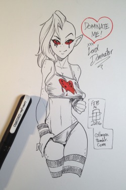 callmepo:  Valentines present from Lord Dominator to Lord Hater.Had