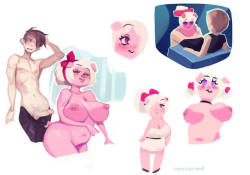 cyancapsule:Tons of old Emelie doodles! Originally posted to