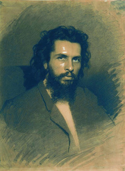 Ivan Kramskoy 1866 Portrait of the Artist Nikolay Andreyevich