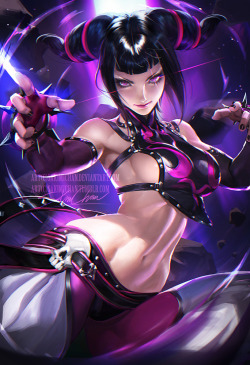 sakimichan:   Finally got around to painting the Awesome Juri